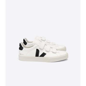 Men's Veja RECIFE CHROMEFREE Shoes White/Black | SG 197BEX